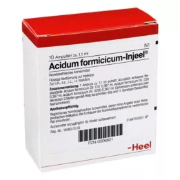 ACIDUM FORMICICUM INJEEL ampules, 10 szt