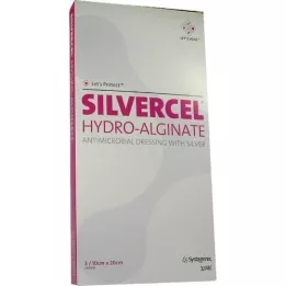 SILVERCEL Opatrunek hydroalginatowy 10x20 cm, 5 szt