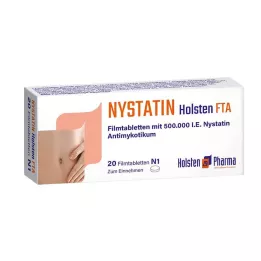 NYSTATIN Tabletki powlekane Holsten, 20 szt