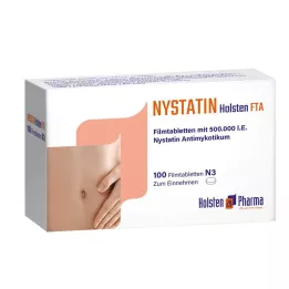NYSTATIN Tabletki powlekane Holsten, 100 szt
