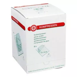 MULLKOMPRESSEN 10x10 cm sterylne 32-krotne, 8X5 szt