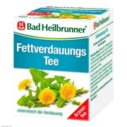 BAD HEILBRUNNER Torebki filtrujące do herbaty wspomagającej trawienie tłuszczu, 8X1,8 g