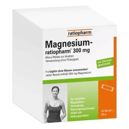 MAGNESIUM-RATIOPHARM 300 mg Mikropeletki z granulkami, 40 szt