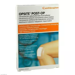 OPSITE Słupek-OP Bandaż 8,5x9,5 cm, 5 szt