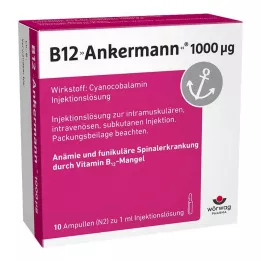 B12 ANKERMANN 1000 mg ampułki, 10X1 ml