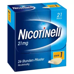 NICOTINELL 21 mg/24-godzinny tynk 52,5 mg, 21 ST