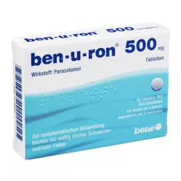 BEN-U-RON 500 mg tabletki, 20 godzin
