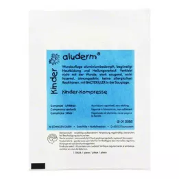 ALUDERM Kompresy dziecięce 6x6 cm, 1 szt