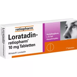 Loroatadin ratiopharm 10 mg, 7 szt