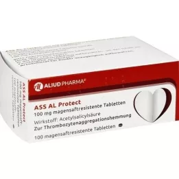 ASS AL Chroń 100 mg tabletek przewodu pokarmowego, 100 szt