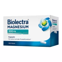BIOLECTRA Magnez 300 mg kapsułki, 100 szt