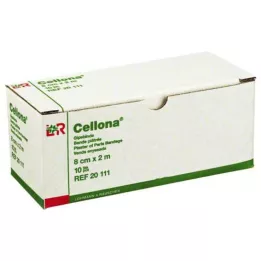 CELLONA Bandaża gipsu 8 cmx2 M, 10 szt