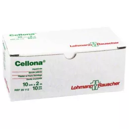 CELLONA Plastry gipsowe 10 cm x 2 m, 10 szt