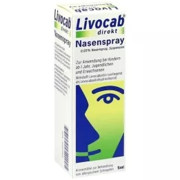 LIVOCAB Bezpośredni spray nosowy, 5 ml