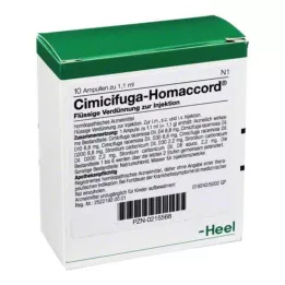 CIMICIFUGA HOMACCORD ampules, 10 szt