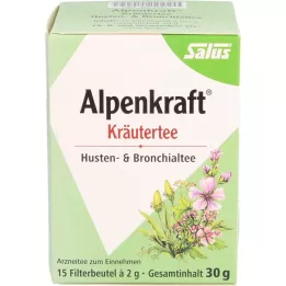 ALPENKRAFT kaszel i herbata oskrzelowa salus fbtl., 15 szt