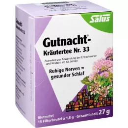 GUTNACHT Herbata ziołowa nr 33 Salus w saszetkach filtracyjnych 15 szt