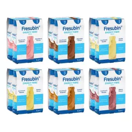 FRESUBIN ENERGY Włókno DRINK Mieszane kartonowe butelki do picia 6X4X200ml