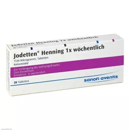 JODETTEN Henning 1x tabletki tygodniowo, 28 szt