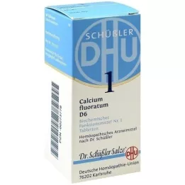 BIOCHEMIE DHU 1 wapń fluoratum d 6 tabletek, 80 szt
