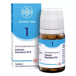 BIOCHEMIE DHU 1 Fluorek wapnia D 12 tabletek, 80 szt