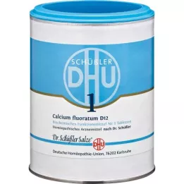 BIOCHEMIE DHU 1 Fluoratum wapnia D 12 tabletek, 1000 szt