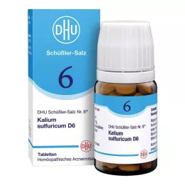 BIOCHEMIE DHU 6 Kalium sulfuricum D 6 tabletek, 80 szt
