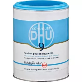 BIOCHEMIE DHU 9 Natrium phosphoricum D 6 tabletek, 1000 szt