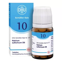 BIOCHEMIE DHU 10 Natrium sulfuricum D 6 tabletek, 80 szt