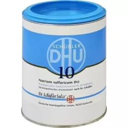 BIOCHEMIE DHU 10 Sulfuricum D 12 tabletek, 1000 szt