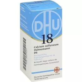 BIOCHEMIE DHU 18 wapnia siarka d 6 tabletek, 80 szt