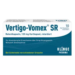 VERTIGO-VOMEX SR Kapsułki o przedłużonym uwalnianiu, 10 szt