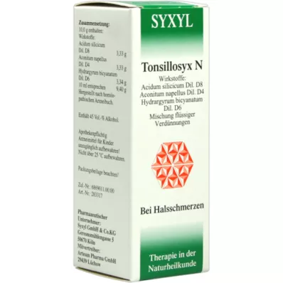 Tonsillyx N Sysyl roztwór, 30 ml Tonsillyx N Sysyl roztwór, 30 ml