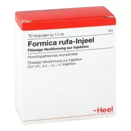 FORMICA RUFA INJEEL ampules, 10 szt