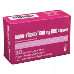 ALPHA VIBOLEX 600 mg HRK kapsułki miękkie, 30 szt
