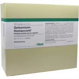 GELSEMIUM HOMACCORD ampules, 100 szt