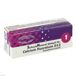 SCHUCKMINERAL Globuli 1 wapń fluoratum D12, 7,5 g