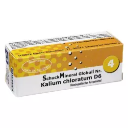 SCHUCKMINERAL Globuli 4 Potasu chloratum D6, 7,5 g