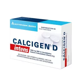 CALCIGEN D intens 1000 mg/880 I.E. tabletki do żucia, 120 szt