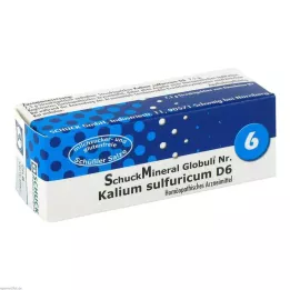 SCHUCKMINERAL Globuli 6 siarki potasu D6, 7,5 g