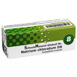 SCHUCKMINERAL Globuli 8 chloratum sodu D6, 7,5 g