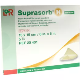 Suprasorb H HydroColoid Stowarzyszenie Norma 15x15 cm, 5 szt