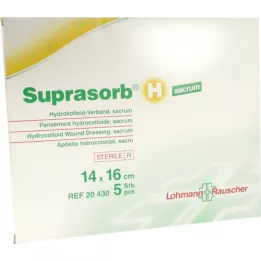 Suprasorb Hhydrocoperband Bacrum 14x16 cm, 5 szt