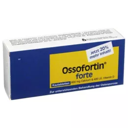 OSSOFORTIN tabletki do żucia forte, 60 godzin