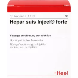 HEPAR SUIS Ampules Forte inceel, 10 szt