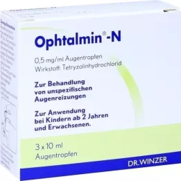 OPHTALMIN-N Krople oczu, 3x10 ml