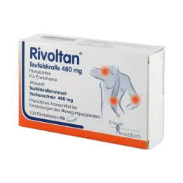 RIVOLTAN TEUFELS CLAW 480 mg tabletki z powszechnym filmem, 100 szt