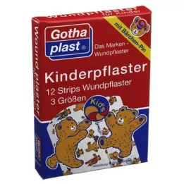 GOTHAPLAST Plastry dla dzieci, 12 szt