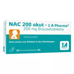 NAC 200 tabletek musujących akut-1A Pharma, 20 szt