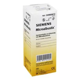 MICROALBUSTIX Paski do badania moczu wizualnie ocenialne, 25 szt